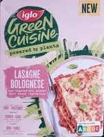 Mängden socker i Lasagne bolognese avec haché végétarien