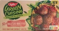 Mängden socker i Boulettes végétariennes green cuisine