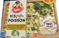 Mängden socker i Gratin de poisson brocoli