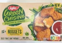 Mängden socker i Nuggets vegetariens