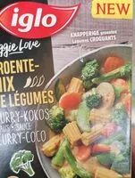 Mängden socker i Mix légumes curry-coco
