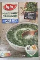 Mängden socker i Epinards hached