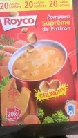 Mängden socker i Soupes Instantanées Royco Suprême De Potiron 20 Unités