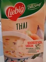 Mängden socker i Liebig Thai