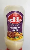 Mängden socker i Knoflook Aïoli
