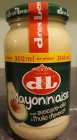 Mängden socker i Mayonnaise à l'huile d'avocat