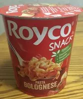 Mängden socker i Royco Snack Pasta Bolognese