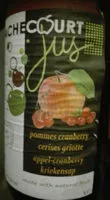 Mängden socker i Jus pommes cranberry cerises griottes