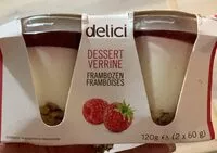 Mängden socker i Dessert verrine framboise