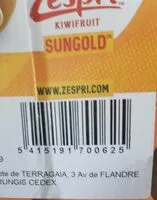 Mängden socker i Kiwi jaune