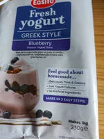 Mängden socker i Freshyoghurt Greek Style Bluebeery