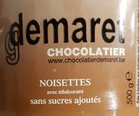 Mängden socker i Pâte à tartiner Noisette Demaret