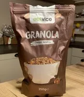 Mängden socker i Granola chocolat noisettes