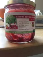 Mängden socker i Confiture de fraise artisanale avec morceau
