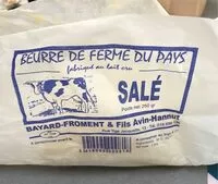 Mängden socker i Beurre de ferme du Pays