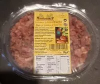 Mängden socker i Dès de jambon  d'Ardenne