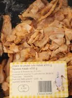 Mängden socker i Chair de Poulet Cuite Kebab