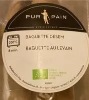 Mängden socker i Baguette au levain