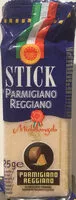 Mängden socker i Parmigiano Reggiano Stick