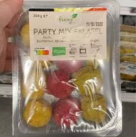 Mängden socker i Party mix falafel