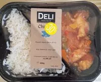 Mängden socker i Poulet aigre-doux et riz