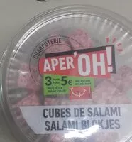 Mängden socker i Cubes de salami