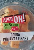 Mängden socker i APER'OH gouda piquant