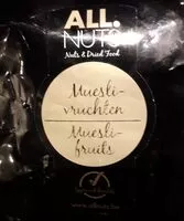 Mängden socker i Muesli fruits