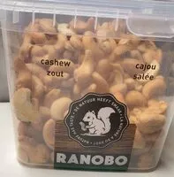 Mängden socker i Noix de cajou salée