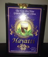 Mängden socker i The vert de chine hayatti