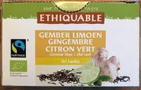 Mängden socker i Thé vert Gingembre citron vert