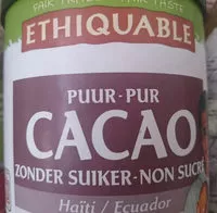 Mängden socker i Cacao Powder