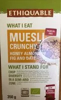 Mängden socker i Muesli Crunchy Honey Almond Fig and Date
