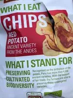 Mängden socker i Chips red potato