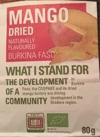 Mängden socker i Mango dried