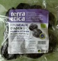 Mängden socker i Pruneau d'Agen bio