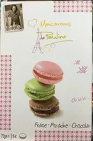 Mängden socker i Macarons Fraise - Pistache - Chocolat