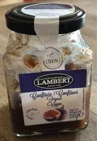 Mängden socker i Confiture de figues