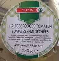 Mängden socker i Tomates semi-séchées