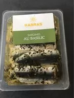 Mängden socker i Sardines au basilic