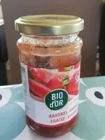 Mängden socker i Confiture Fraise Rhubarbe