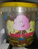 Mängden socker i Barbe a papa