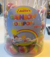 Mängden socker i Rainbow Lollipops