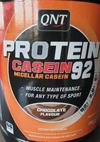 Mängden socker i QNT Protein Casein 92