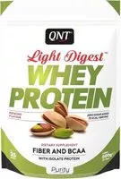 Mängden socker i QNT Light Digest Whey Protein Pistachio 500 GR