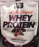 Mängden socker i Whey Protein Light Digest