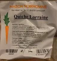 Mängden socker i Quiche Lorraine Maison Noirhomme