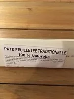 Mängden socker i Pate feuilletee traditionnelle