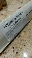Mängden socker i Pâte brisé traditionnel