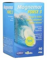Mängden socker i Magnemar Force 3 - 90 Gélules - Orthonat